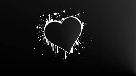 love black and white wallpaper